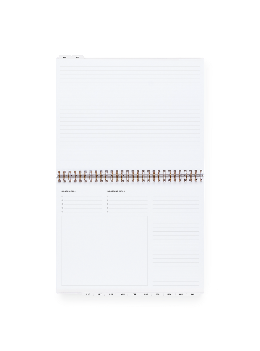 Appointed 2027 Weekly Task Planner Goals View