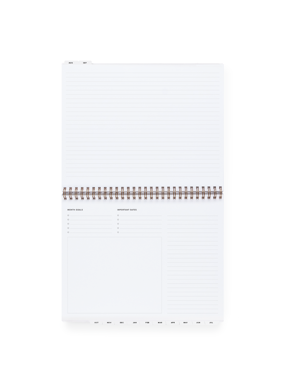 Appointed 2027 Weekly Task Planner Goals View