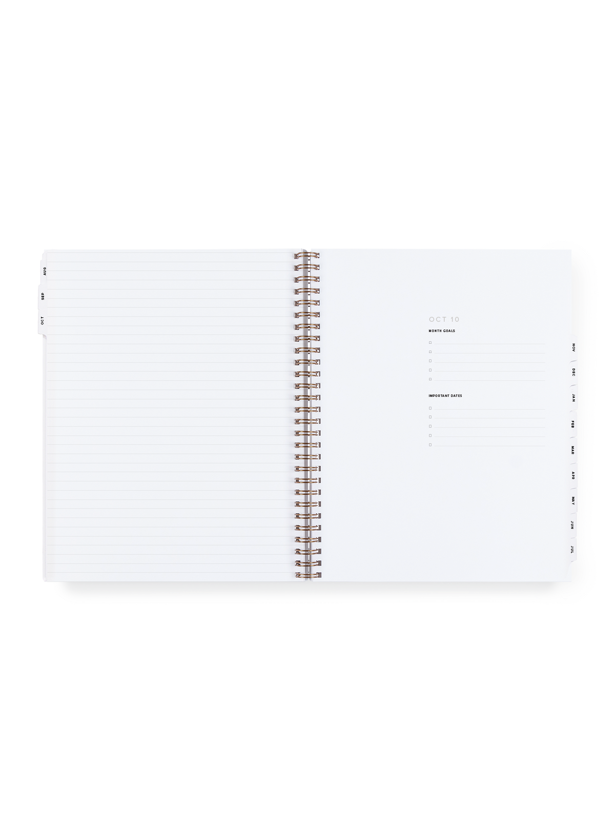 2027 Year Task Planner month goals
