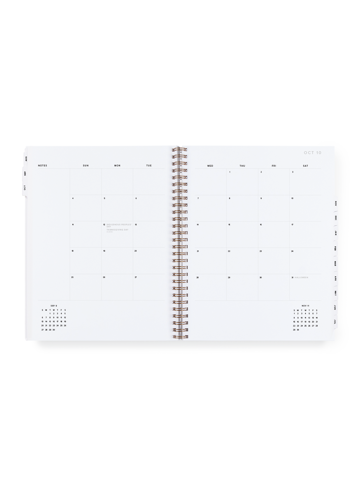 2027 Year Task Planner month view