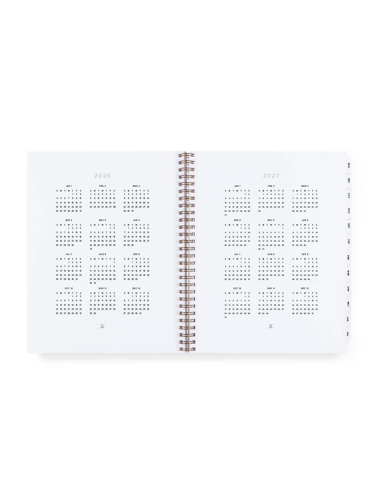 26-27 Year Task Planner year view