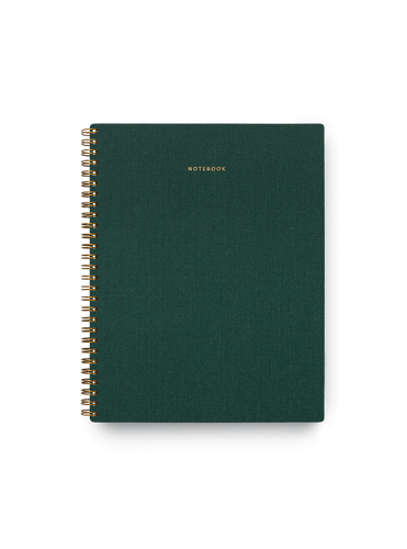 3 Subject Notebook in Hunter Green || Hunter Green
