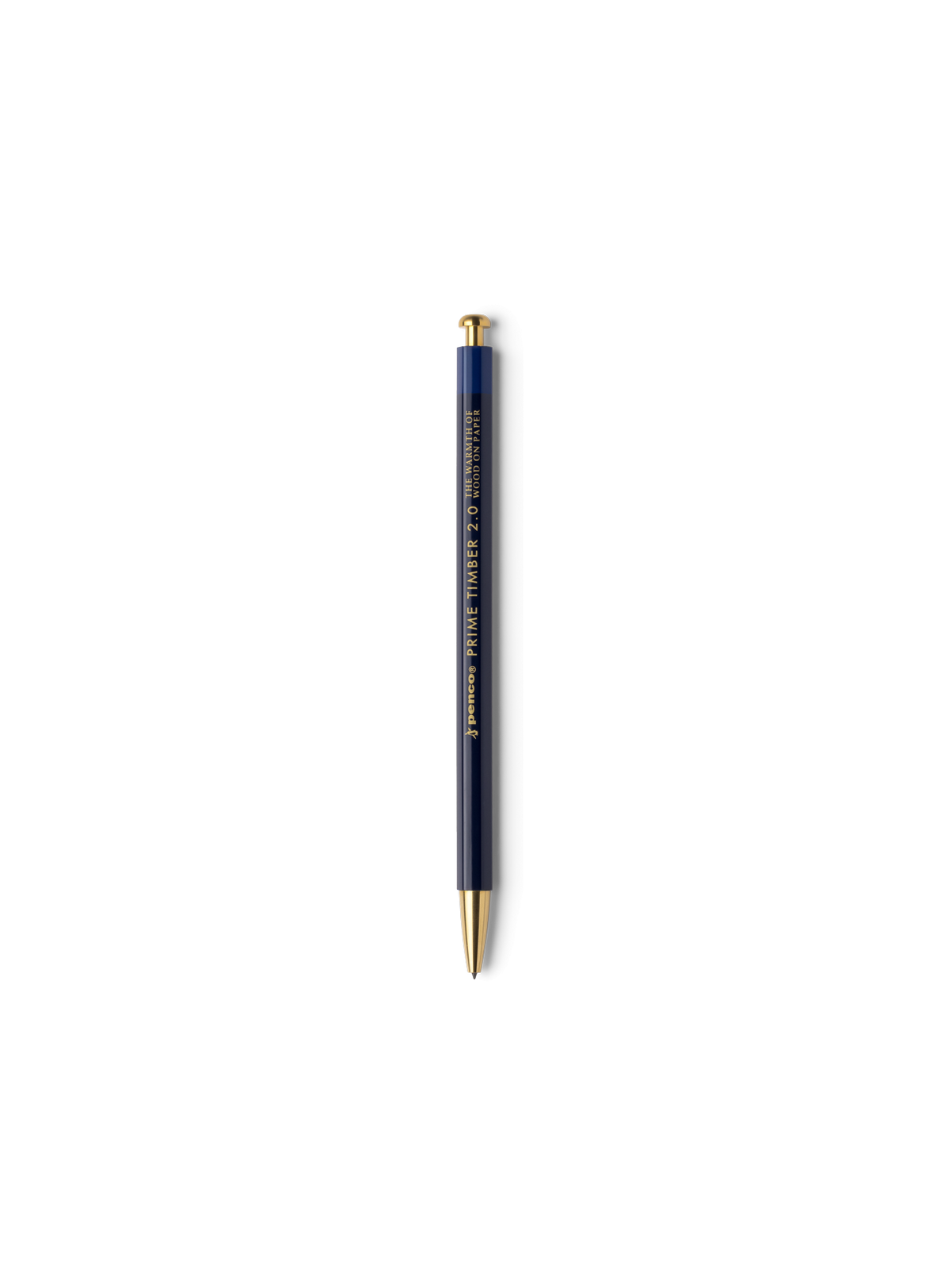 Prime Timber Brass Mechanical Pencil in Navy || Navy