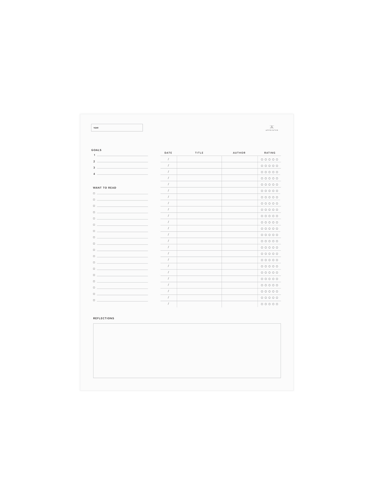 Reading Log