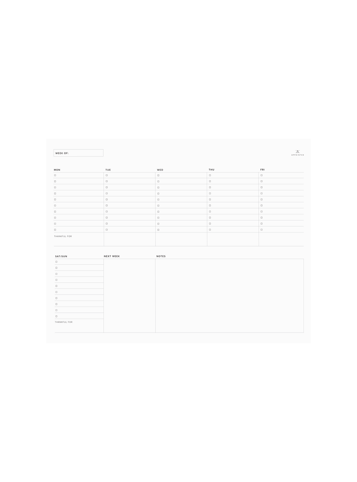 Weekly To-Do
