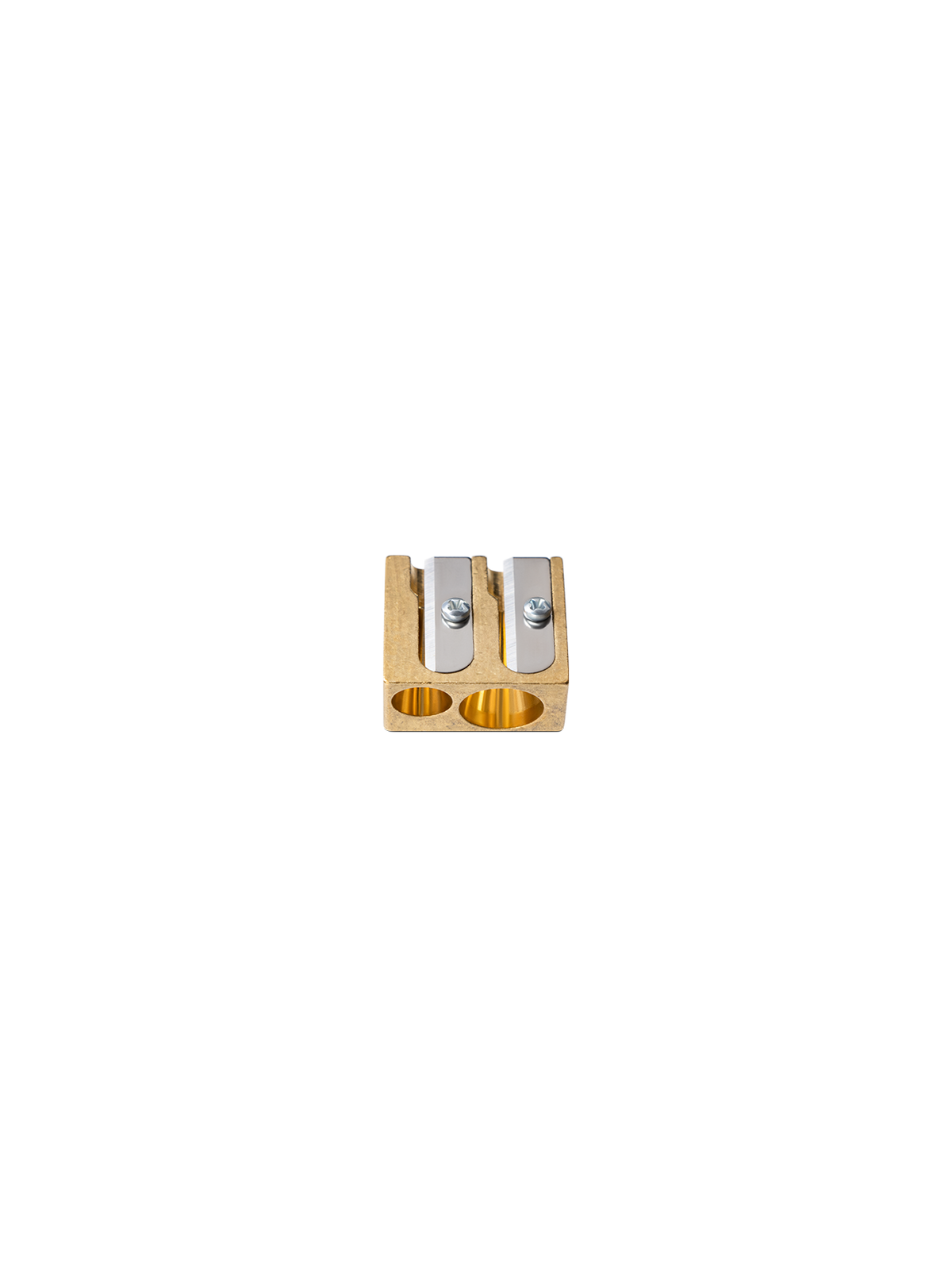 DUX Brass Pencil Sharpener | Double Wedge