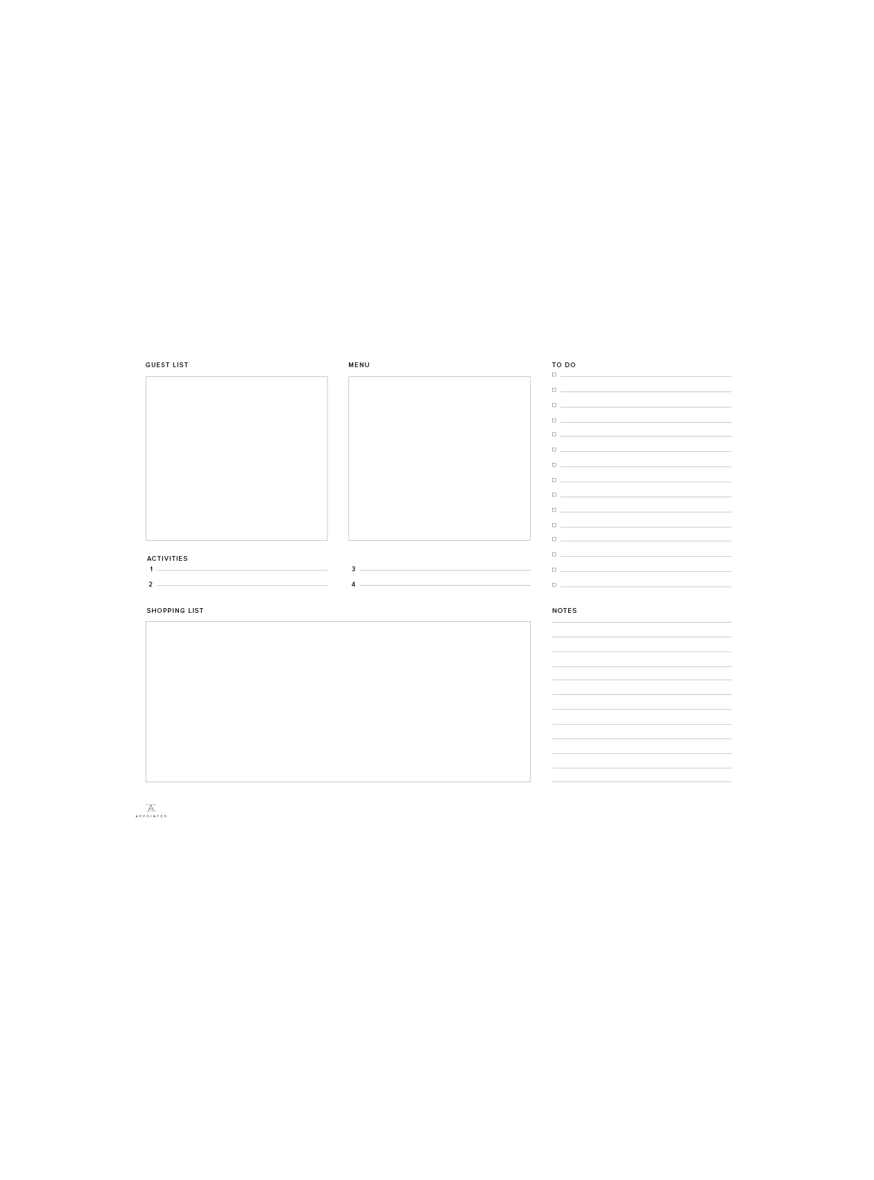 Event Planning